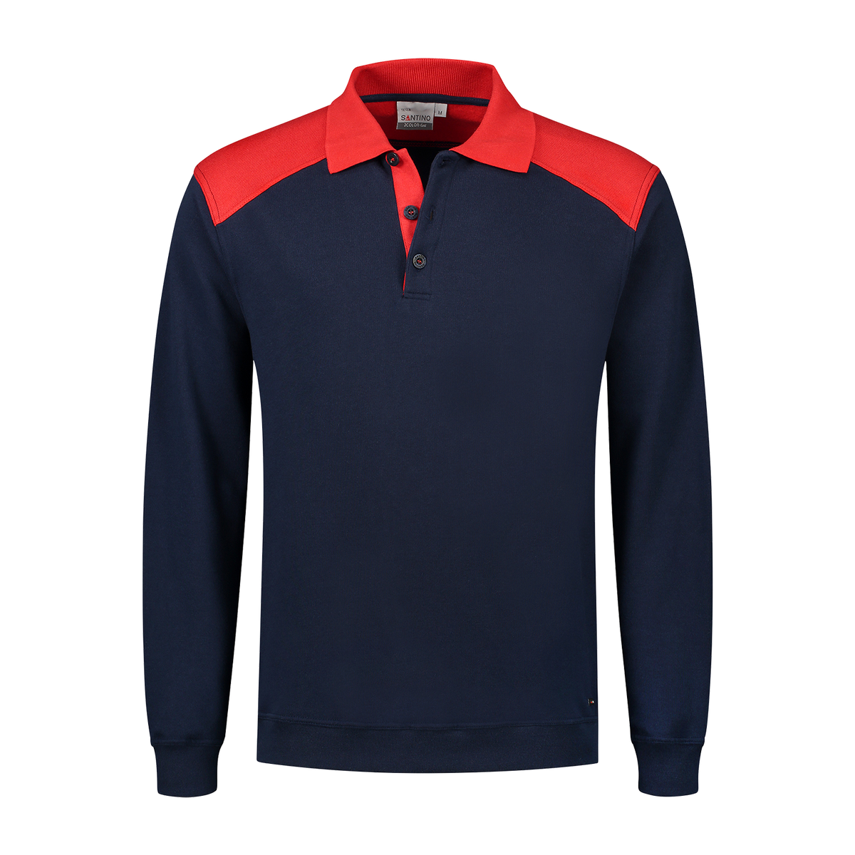 Tesla Unisex Polosweater van Katoen en Polyester