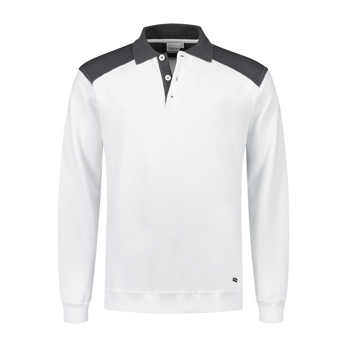 Tesla Unisex Polosweater van Katoen en Polyester