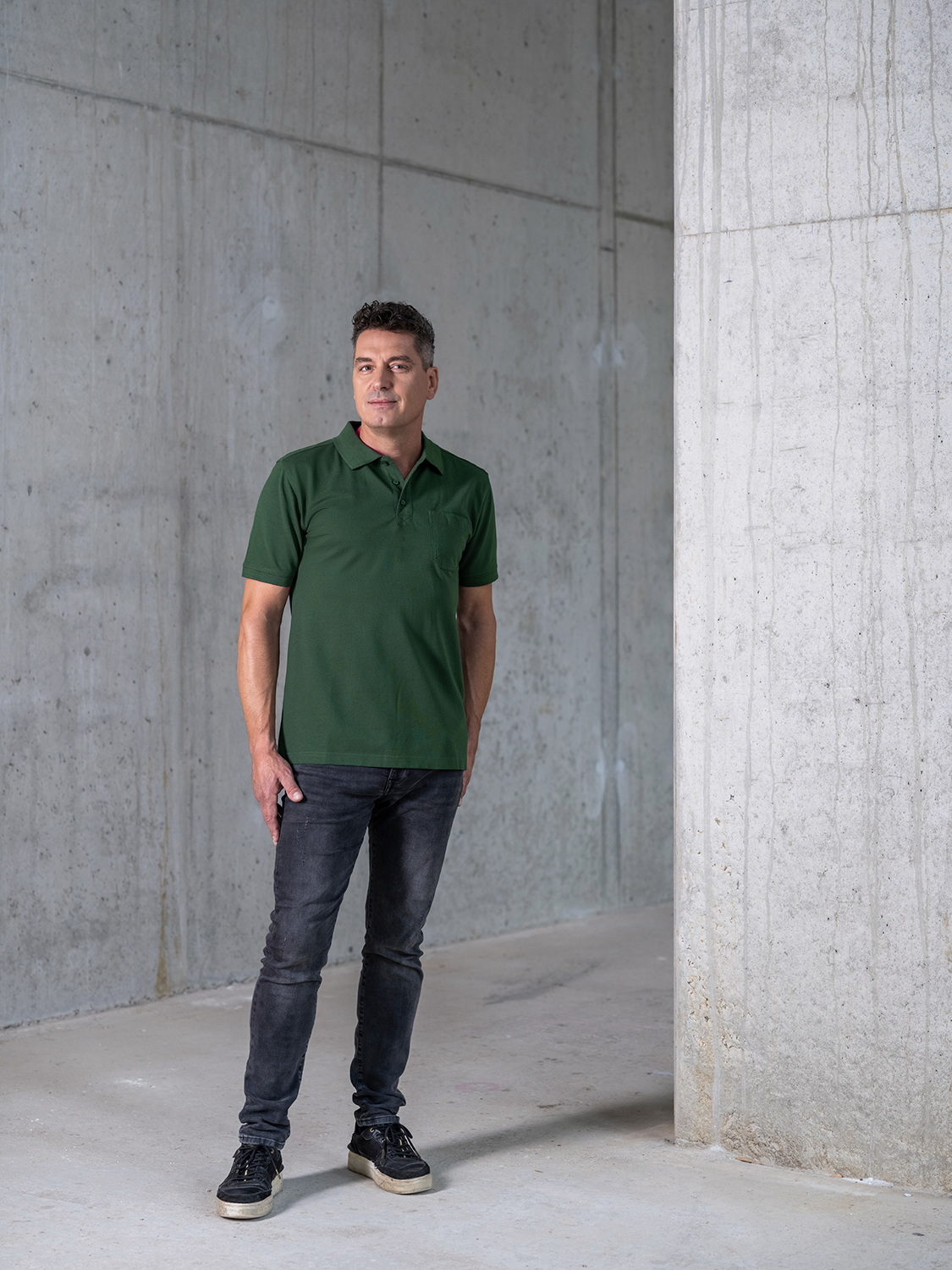 Lenn Unisex Poloshirt van Katoen en Polyester