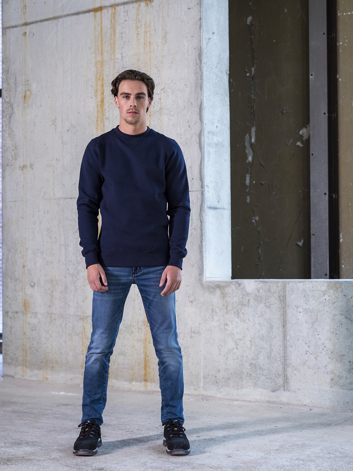 Rio Unisex Sweater van Katoen en Polyester