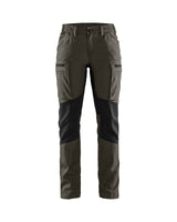 Service werkbroek Stretch Dames 7159 - groen/zwart