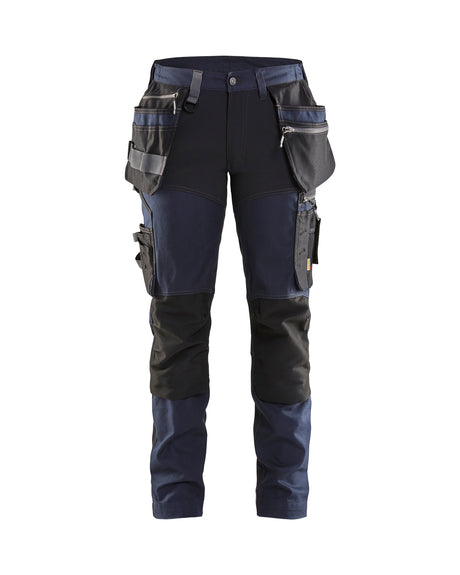 Werkbroek Dames 7115 - Donker marineblauw/Zwart