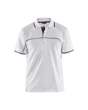 Poloshirt 3389 - Wit/Donkergrijs