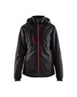 Lichtgewicht winterjas Dames 4972 - Zwart/Rood
