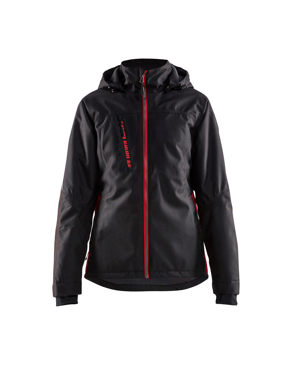 Lichtgewicht winterjas Dames 4972 - Zwart/Rood
