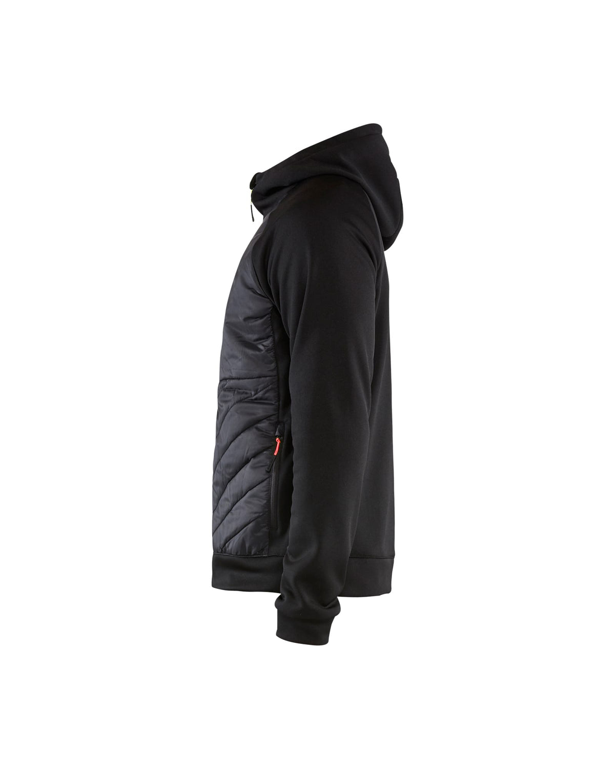 Hooded Hybride Sweatshirt met Rits 3463