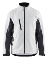 Softshell Jack 4950 - Wit/Donkergrijs