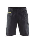 Korte Werkbroek 1499 - Zwart/High Vis Geel