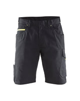 Korte Werkbroek 1499 - Zwart/High Vis Geel