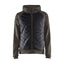 Hooded Hybride Sweatshirt met Rits 3463 - groen/zwart