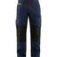 Service Werkbroek Stretch 1495 - Donker marineblauw/High Vis Geel