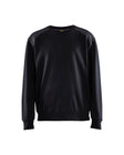 Sweatshirt 3580 - Zwart/Medium grijs