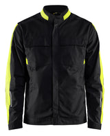 Industriejack Industrie 4444 - Zwart/High Vis Geel