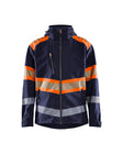 Softshell Jack High-Visibility 4494 - Marineblauw/Oranje