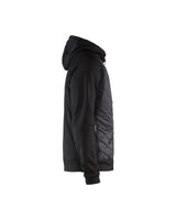 Hooded Hybride Sweatshirt met Rits 3463