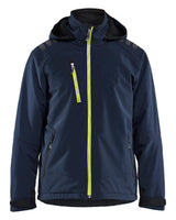 Softshell jack 4750 - Donker marineblauw/High Vis Geel