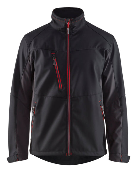 Softshell Jack 4950 - Zwart/Rood