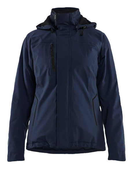 Winterjas Dames 4408 - Donker marineblauw/Zwart