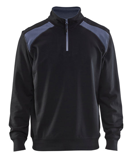 Sweatshirt 3353 - Zwart/Grijs