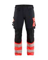 High-Visibility Werkbroek 1126 - Zwart/High Vis Rood