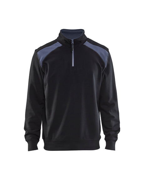 Sweatshirt 3353 - Zwart/Grijs