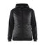 Hooded Hybride Sweatshirt Dames 3464 - Zwart/Donkergrijs