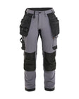 Werkbroek Dames 7121 - Medium grijs/Zwart