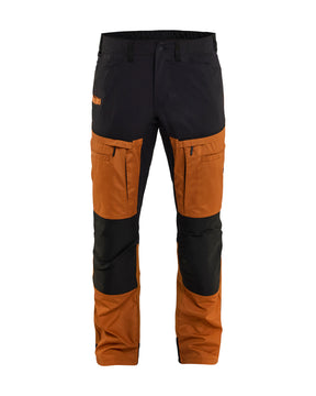 Service Werkbroek Stretch 1456 - Roest/Zwart