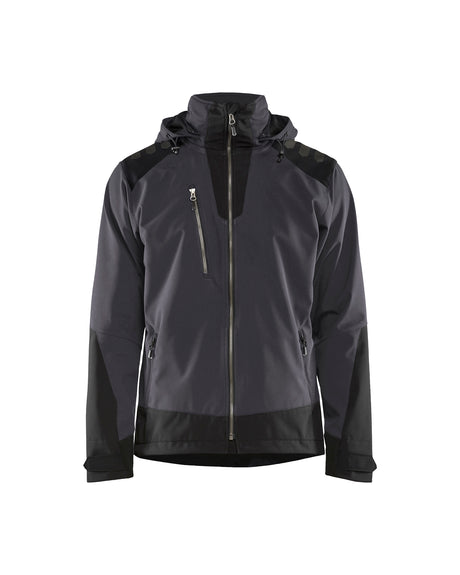 Softshell Jack 4749 - Donkergrijs/Zwart