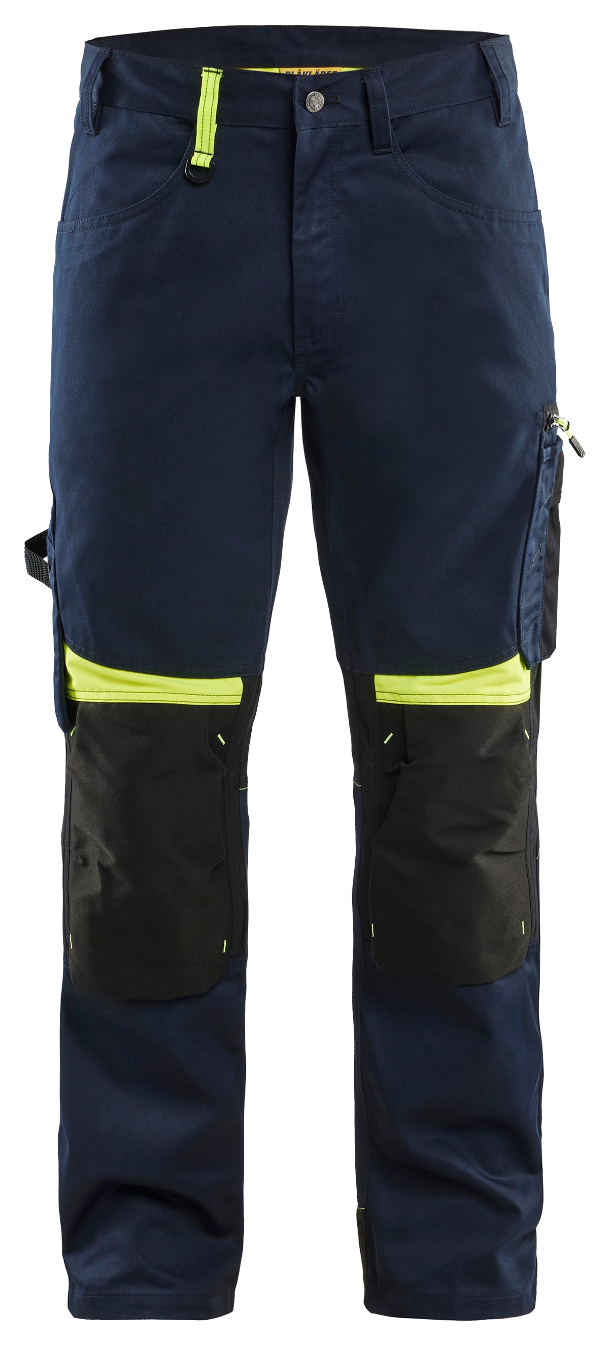 Werkbroek 1556 - Donker marineblauw/High Vis Geel