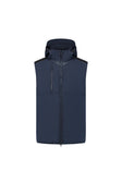 Gevoerde bodywarmer met capuchon Barton - Donkerblauw