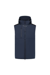 Gevoerde bodywarmer met capuchon Barton - Donkerblauw