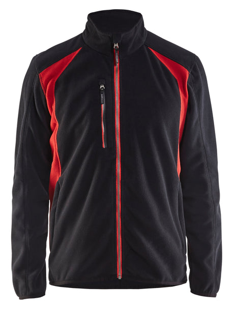 Fleecejack 4730 - Zwart/Rood