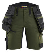Short STRIKER Dames - Donker herfstgroen/Zwart