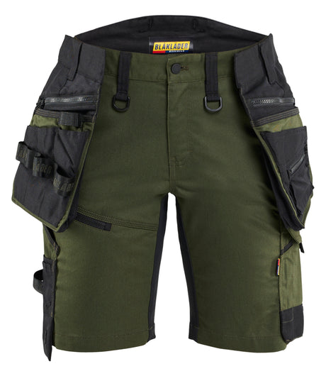 Short STRIKER Dames - Donker herfstgroen/Zwart