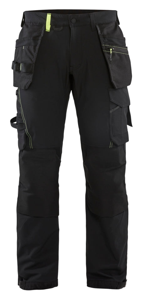 Werkbroek 1522 - Zwart/High Vis Geel