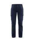 Industrie Werkbroek Stretch Dames 7144 - Donker marineblauw/Zwart