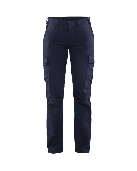 Industrie Werkbroek Stretch Dames 7144 - Donker marineblauw/Zwart