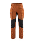 Service werkbroek Stretch Dames 7159 - Roest/Zwart