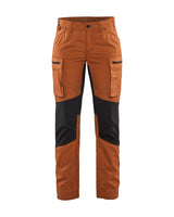 Service werkbroek Stretch Dames 7159 - Roest/Zwart