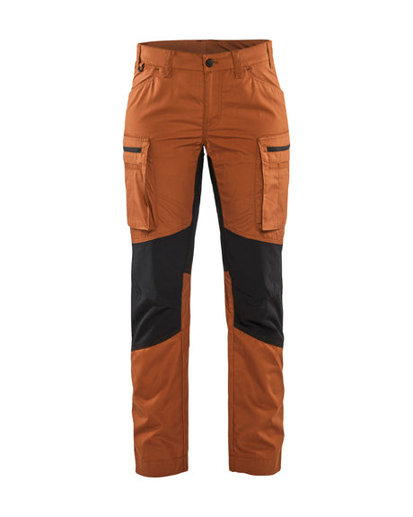 Service werkbroek Stretch Dames 7159 - Roest/Zwart