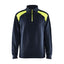 Sweatshirt 3353 - Donker marineblauw/High Vis Geel
