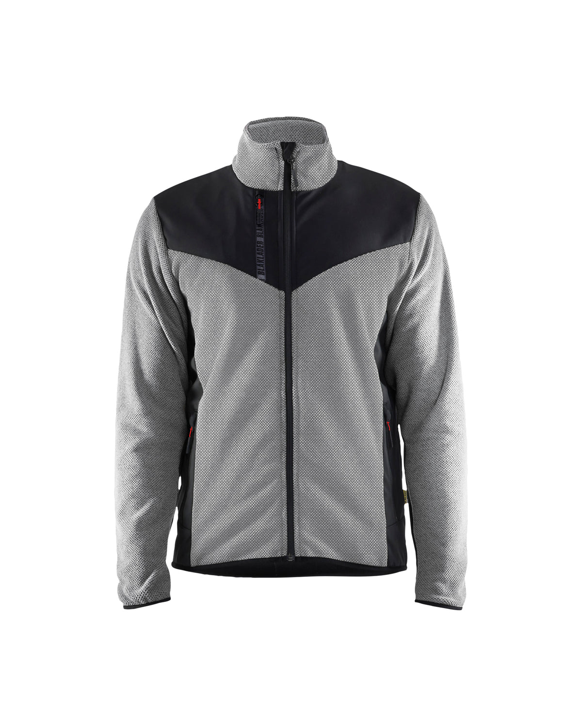 Gebreid Vest 5942 - Grijs mêlee/Zwart