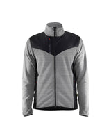 Gebreid Vest 5942 - Grijs mêlee/Zwart