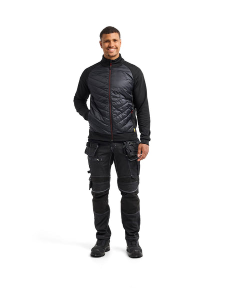 Hybride sweatshirt met rits 3418