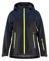 Shell Jack STRIKER Dames - Donker marineblauw/High Vis Geel