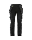 Werkbroek Dames 7192 - Zwart/High Vis Geel