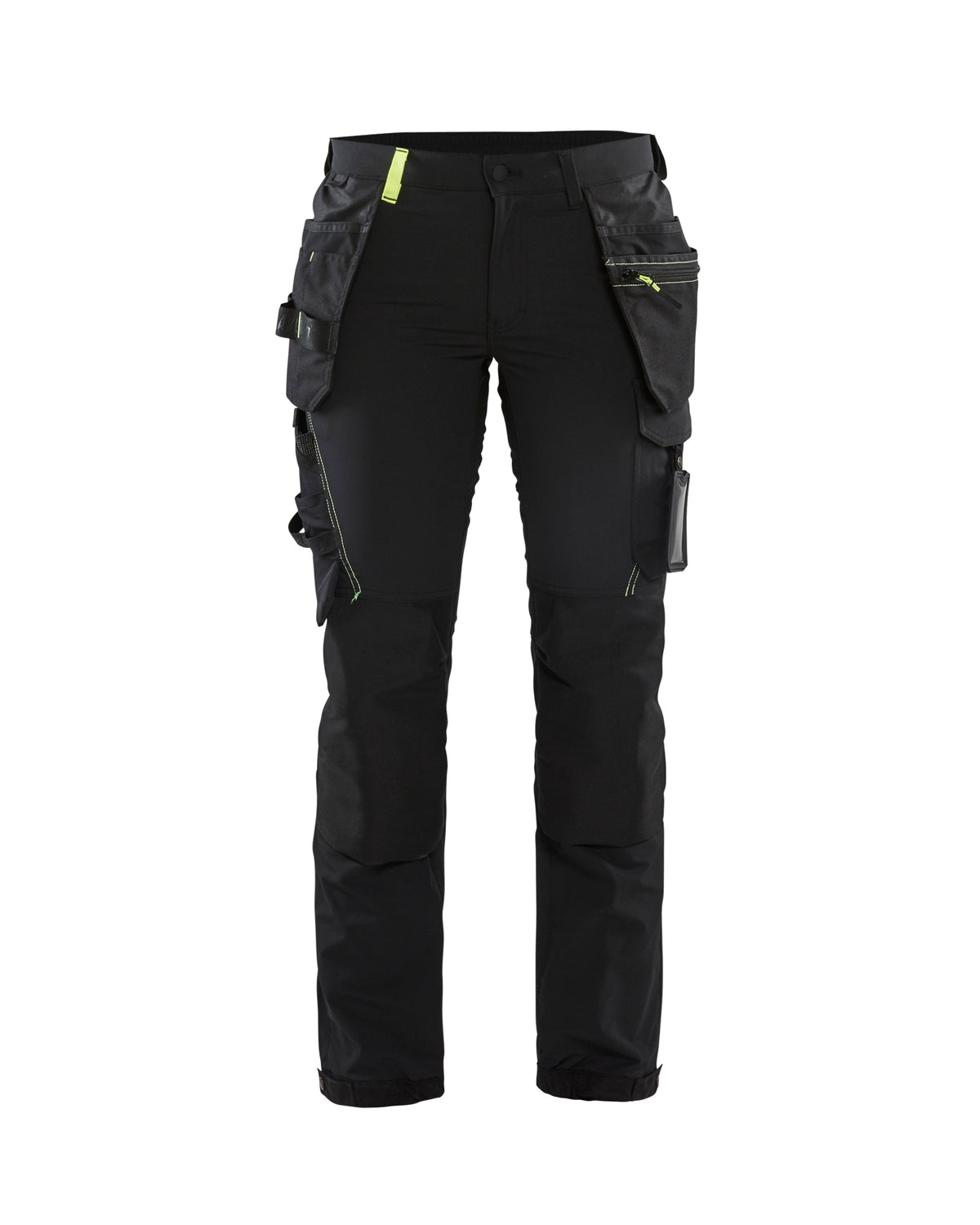 Werkbroek Dames 7192 - Zwart/High Vis Geel