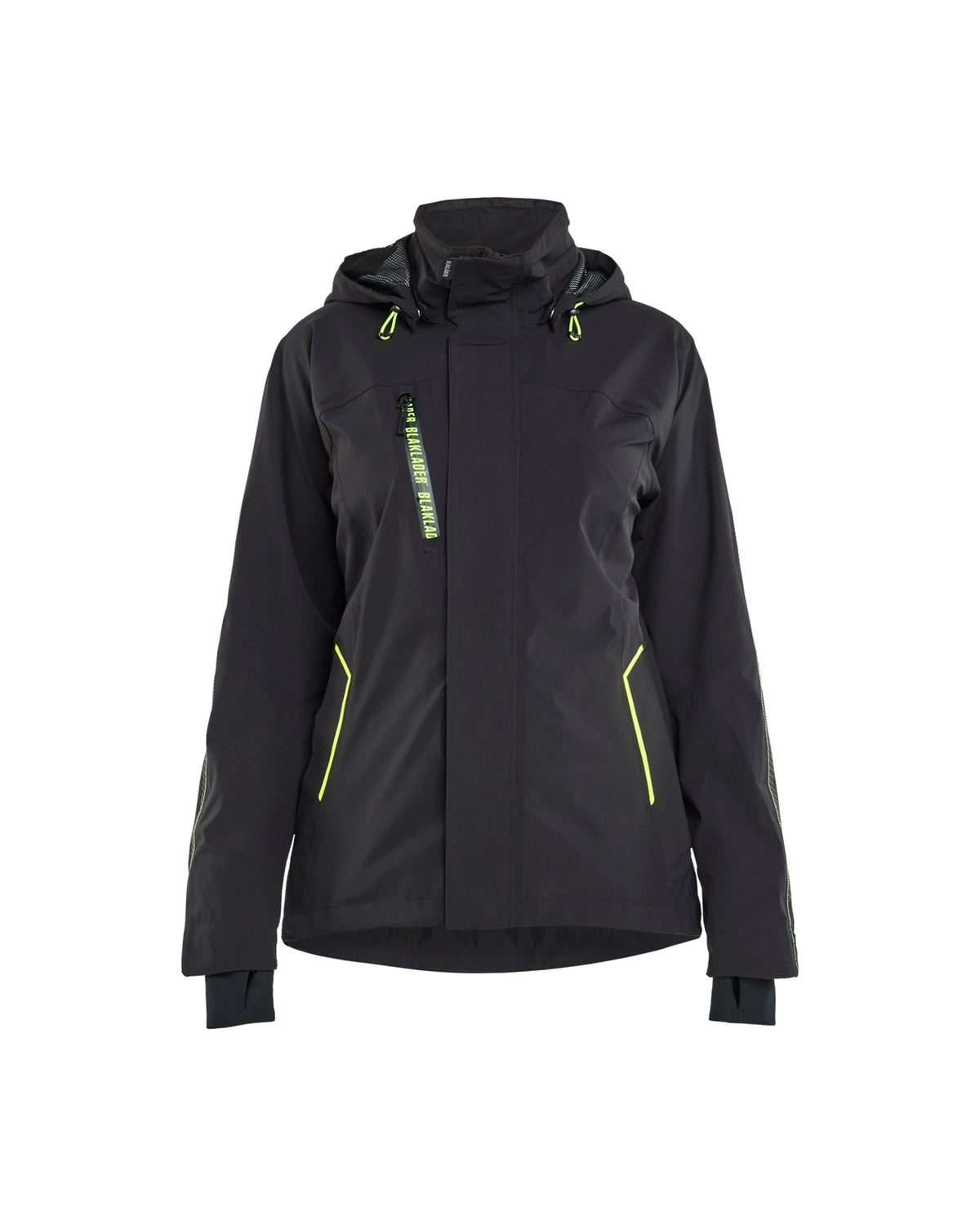 Shell Jack Dames 4403 - Zwart/High Vis Geel