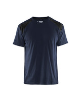 T-shirt Industrie 3379 - Donker marineblauw/Zwart